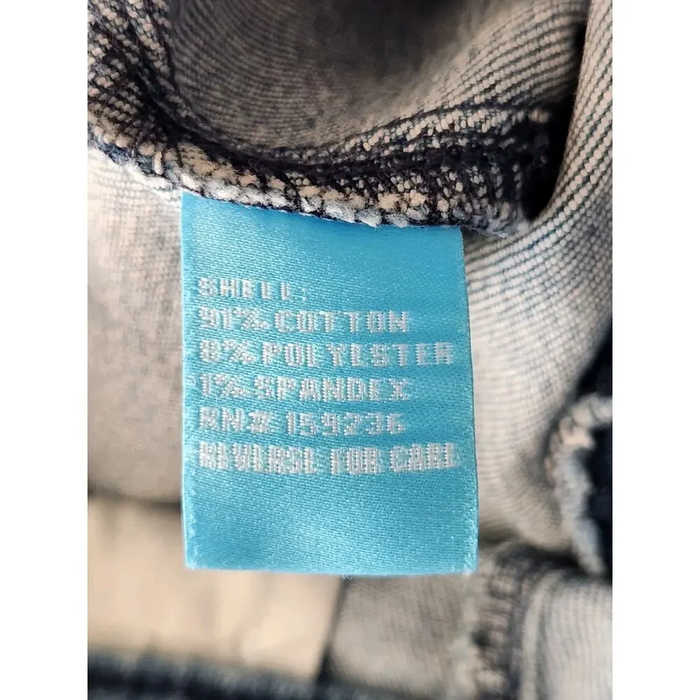 J Mclaughlin Mid Rise Straight Ankle Front Slit Denim Jeans Blue Women's Size 4 - Picture 4 of 7